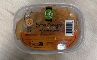 AIGUILLETTES   D'ORANGE CONFIT 200GR