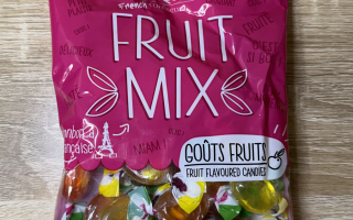 Sachet 125gr bonbons acidulés fruits VERQUIN