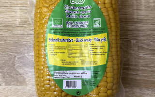 Maïs doux bio sous vide FRANCE 400gr