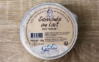 SEMOULE AU LAIT NATURE 100GR