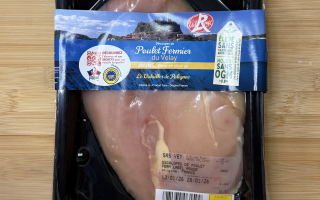 escalope de poulet x2 ets vey 400 grs