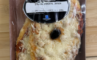 2 PIZZAS EMMENTAL JAMBON  300 GR