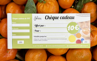 CHÈQUE CADEAU 10€