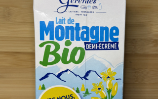 Lait Gérentes de montagne BIO x 1litre