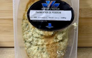 Parmentier de poisson 2 parts 400kg