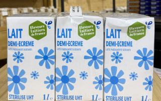 LAIT MARGUERITE GERENTES 1/2 ECREME  X6