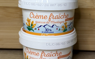 Crème fraiche épaisse de montagne Gérentes 25 Cl