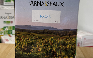 Bib vin rosé 5 litres  d'ardèche domaine des arnasseaux 5L