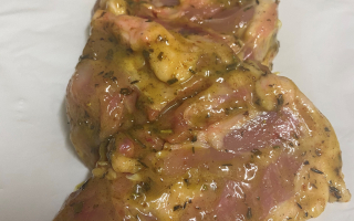 4 Hauts de cuisse de poulet Thym Citron pqt 600gr