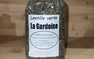 Lentille Verte "LA GARDOISE" 1Kg