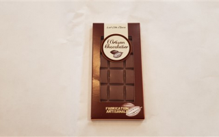 chocolat lait côte d'ivoir l'artisan chocolatier (100gr)