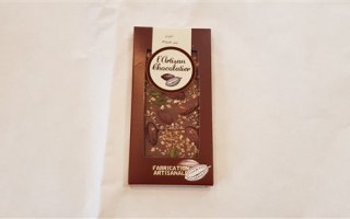 chocolat noir et fruits secs l'artisan chocolatier (100gr)