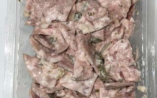 SALADE MUSEAU DE PORC EN VINAIGRETTE