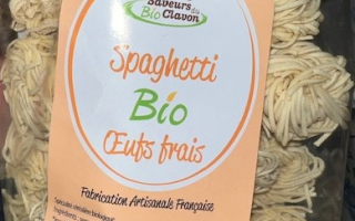 Nids de spaghettis BIO aux oeufs (250gr)