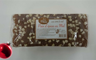 Pain d'épices au miel tranché (500gr)