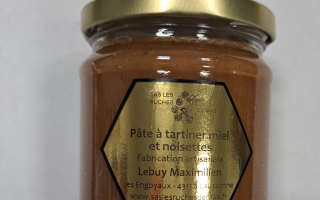 PATE A TARTINER MIEL NOISETTES 250GR