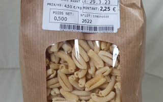 PATES SECHES CASARECCES AUX OEUFS (500g)