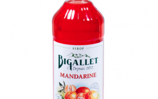 Sirop mandarine (1l)