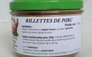 RILLETTE DE PORC (170g)
