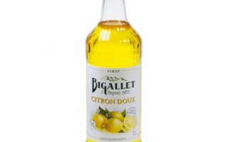 Sirop citron doux bigallet 1l