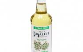 Sirop verveine bio bigallet 75cl