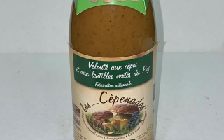 VELOUTE AUX CEPES ET LENTILLES VERTES DU PUY 72CL