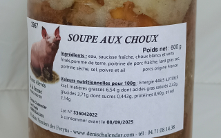 SOUPE AUX CHOUX (600g)