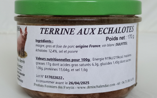 TERRINE AUX ECHALOTES (170g)