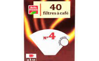 filtre à café n°4 x 40 pces