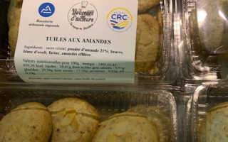 BISCUITS TUILES AUX AMANDES 140GR