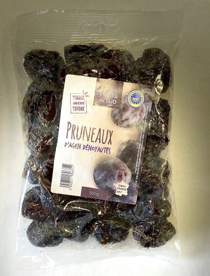 PRUNEAU denoyaute 33/44 500 grs - Fruits secs - Fruits/BIO - Au jardin de  Johana