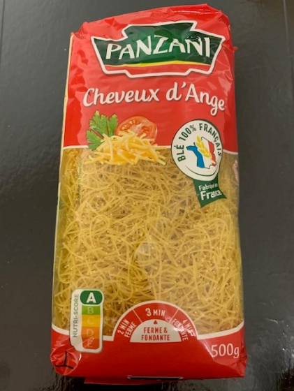 pâte vermicelle cheveux d'ange 500gr - Pâtes, Riz et légumes secs